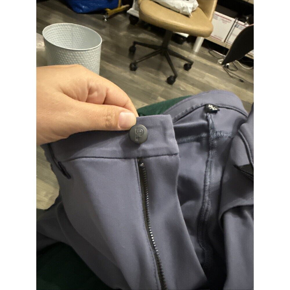 Public Rec Gamechanger 5-Pocket Performance Chino Pants 38x28 Fit 38x27 Blue - Picture 3 of 7